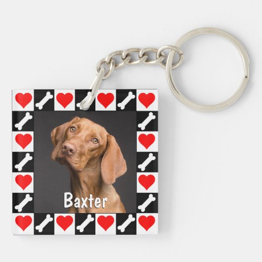 Benutzerdefiniertes Foto für Personalisiertes Bild Schlüsselanhänger (Rückseite)