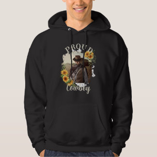 Benutzerdefiniertes Foto für Pferdefüße Text Sonne Hoodie