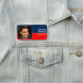 Benutzerdefiniertes Foto für Red White und Blue Ba Namensschild (Beispiel)