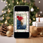 Benutzerdefiniertes Foto für Rot und Grün Feiertagskarte