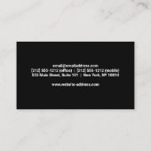 benutzerdefiniertes Foto für Seitentext Visitenkarte (Rückseite)