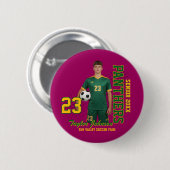 Benutzerdefiniertes Foto für Senior-Fußballspieler Button (Vorne & Hinten)