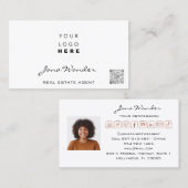 Benutzerdefiniertes Foto für Social Media-Logo QRC Visitenkarte (Vorne/Hinten)