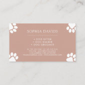 Benutzerdefiniertes Foto für Walker-Begleiter Visitenkarte (Rückseite)