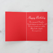 Benutzerdefiniertes Foto, Geburtskarte. Geburtstag Dankeskarte (Innenseite)