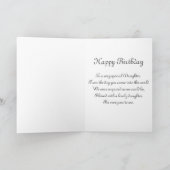 Benutzerdefiniertes Foto, Geburtskarte. Karte (Innenseite)