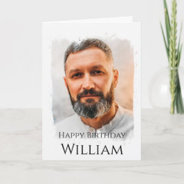 Benutzerdefiniertes Foto, Geburtskarte Karte