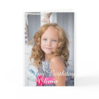 Benutzerdefiniertes Foto, Geburtskarte.