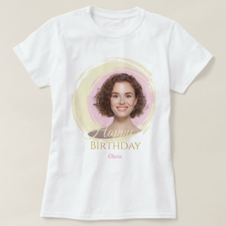 Benutzerdefiniertes Foto-Geburtstags-T-Shirt | Per T-Shirt