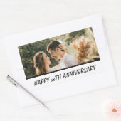 Benutzerdefiniertes Foto Geburtstagsgeschenk Rechteckiger Aufkleber (Umschlag)