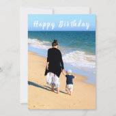 Benutzerdefiniertes Foto Geburtstagskarte Ihre Fot (Vorderseite)