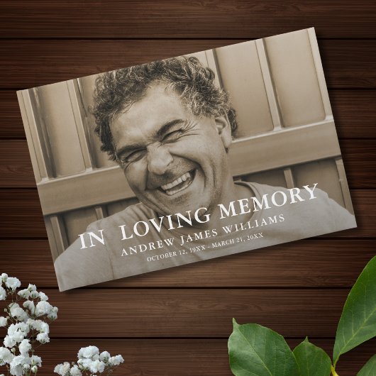 Benutzerdefiniertes Foto-Gedenkbuch oder Begräbnis Gästebuch