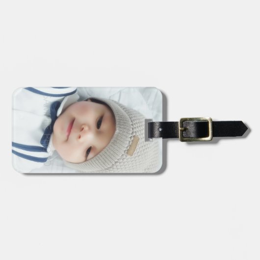 Benutzerdefiniertes Foto Gepäckanhänger (Vorderseite horizontal)