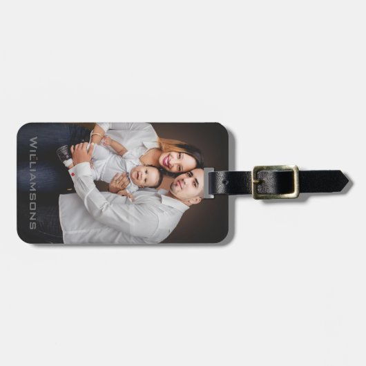 Benutzerdefiniertes Foto Gepäckanhänger (Vorderseite horizontal)