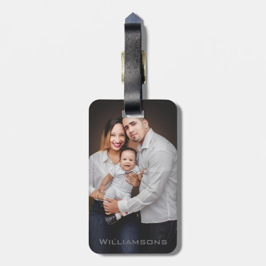 Benutzerdefiniertes Foto Gepäckanhänger (Rückseite vertikal)