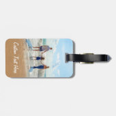 Benutzerdefiniertes Foto Gepäckanhänger mit Ihrem (Rückseite horizontal)