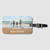 Benutzerdefiniertes Foto Gepäckstück Ihre Fotos un Gepäckanhänger (Vorderseite (Horizontal))