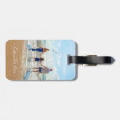 Benutzerdefiniertes Foto-Gepäckstück Tag Ihres Des Gepäckanhänger (Rückseite horizontal)