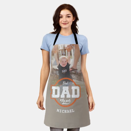 Benutzerdefiniertes Foto-Geschenk für Vater-Köche Schürze (Getragen)