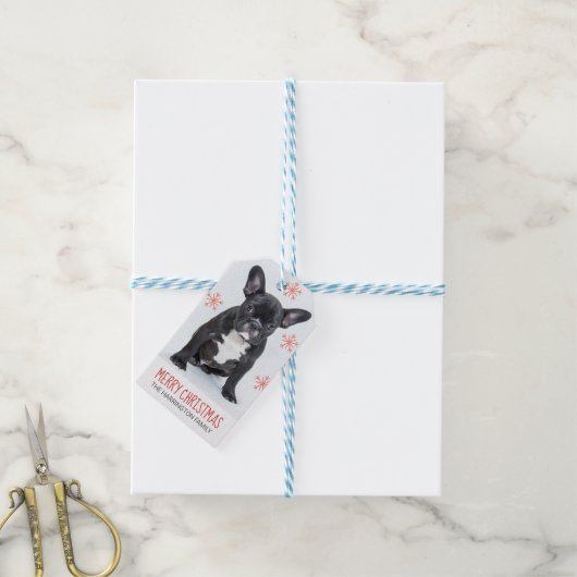 Benutzerdefiniertes Foto Geschenkanhänger (Mit Garn)