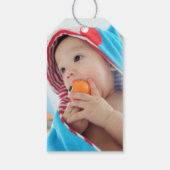 Benutzerdefiniertes Foto Geschenkanhänger (Rückseite)