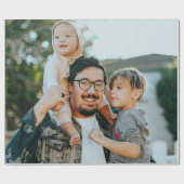 Benutzerdefiniertes Foto Geschenkpapier (Flach)