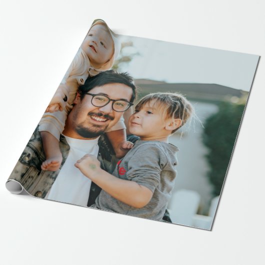 Benutzerdefiniertes Foto Geschenkpapier (Ungerollt)