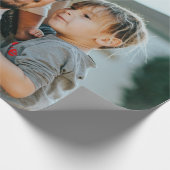 Benutzerdefiniertes Foto Geschenkpapier (Ecke)