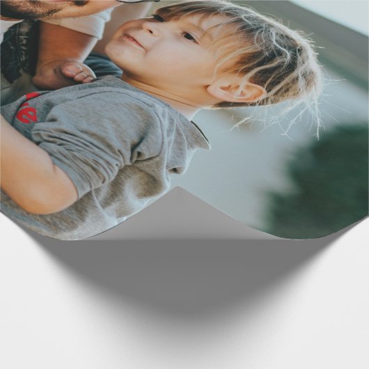 Benutzerdefiniertes Foto Geschenkpapier (Ecke)