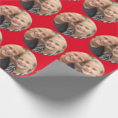 Benutzerdefiniertes Foto Geschenkpapier (Ecke)