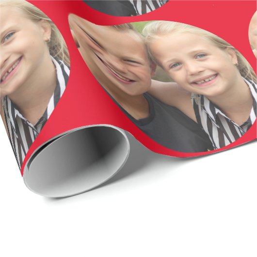 Benutzerdefiniertes Foto Geschenkpapier (Rolleneckpunkt)