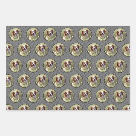 Benutzerdefiniertes Foto Geschenkpapier Set (Vorderseite)