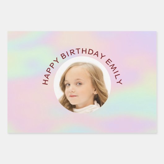 Benutzerdefiniertes Foto Geschenkpapier Set (Vorderseite 2)