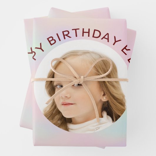 Benutzerdefiniertes Foto Geschenkpapier Set (Beispiel)