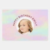 Benutzerdefiniertes Foto Geschenkpapier Set (Vorderseite 3)