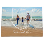 Benutzerdefiniertes Foto-Geschenktasche mit Ihren Große Geschenktüte (Vorderseite)