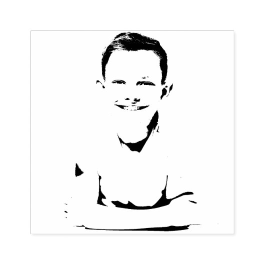 Benutzerdefiniertes Foto (Gesichtspunkt) Gummistempel (Prägung)