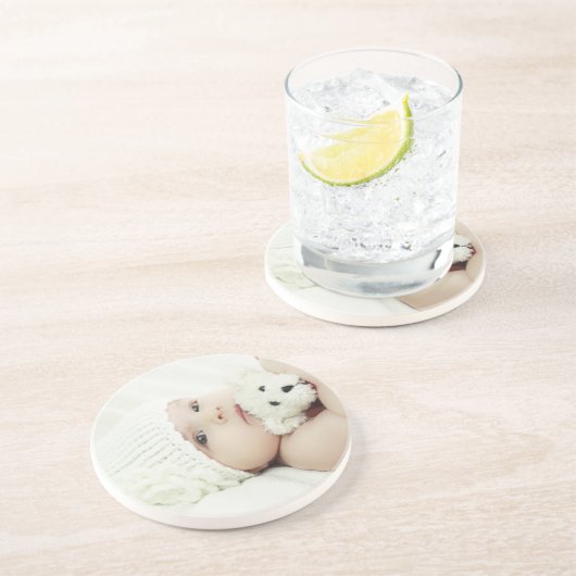 Benutzerdefiniertes Foto Getränkeuntersetzer (Seite)