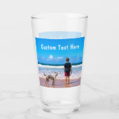 Benutzerdefiniertes Foto-Glas Gift Ihre Fotos und Glas (Rückseite)
