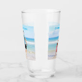Benutzerdefiniertes Foto-Glasgeschenk mit Text Glas (Links)