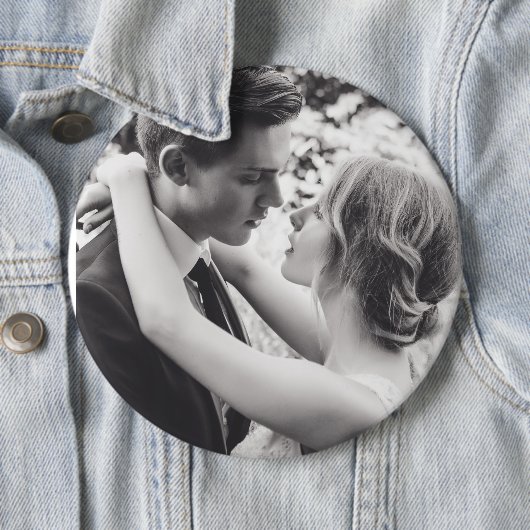 BENUTZERDEFINIERTES FOTO GROSSER KNOPF BUTTON (Beispiel)