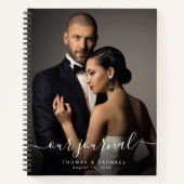 Benutzerdefiniertes Foto-Handle und Ehefrau-Journa Notizblock (Vorderseite)