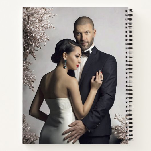 Benutzerdefiniertes Foto-Handle und Ehefrau-Journa Notizblock (Rückseite)