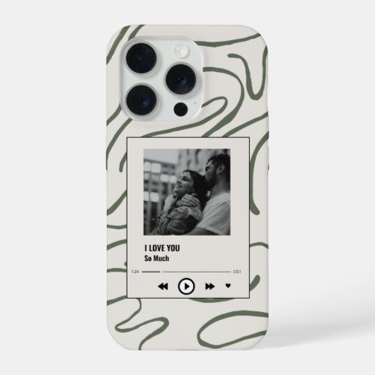 Benutzerdefiniertes Foto Handy Fall I Liebe Sie Ge iPhone Hülle (Rückseite)