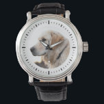 Benutzerdefiniertes Foto Haustier Minimalistisch M Armbanduhr<br><div class="desc">Eine wunderbare Erinnerung an einen geliebten Hund: Diese moderne,  minimalistische Uhr des Fotos ist ein großartiges Geschenk für jeden Liebhaber von Haustieren. Ein süßer Sake für die nächsten Jahre.</div>