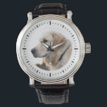 Benutzerdefiniertes Foto Haustier Minimalistisch M Armbanduhr<br><div class="desc">Eine wunderbare Erinnerung an einen geliebten Hund: Diese moderne,  minimalistische Uhr des Fotos ist ein großartiges Geschenk für jeden Liebhaber von Haustieren. Ein süßer Sake für die nächsten Jahre.</div>