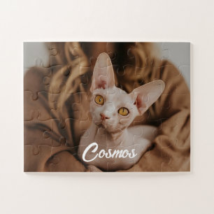 Benutzerdefiniertes Foto Haustier Sphynx Katze Fam Puzzle