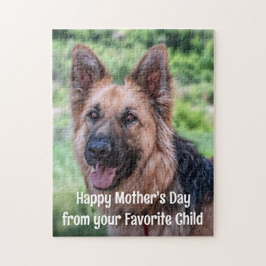 Benutzerdefiniertes Foto Haustiere Familie Kinder Puzzle (Vertikal)