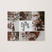 Benutzerdefiniertes Foto heiraten Sie mir Collage Puzzle (Horizontal)