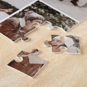 Benutzerdefiniertes Foto heiraten Sie mir Collage Puzzle (Seite)